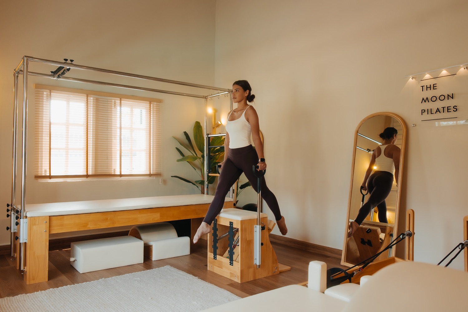 Reformer Pilates for back care at The Moon studio
